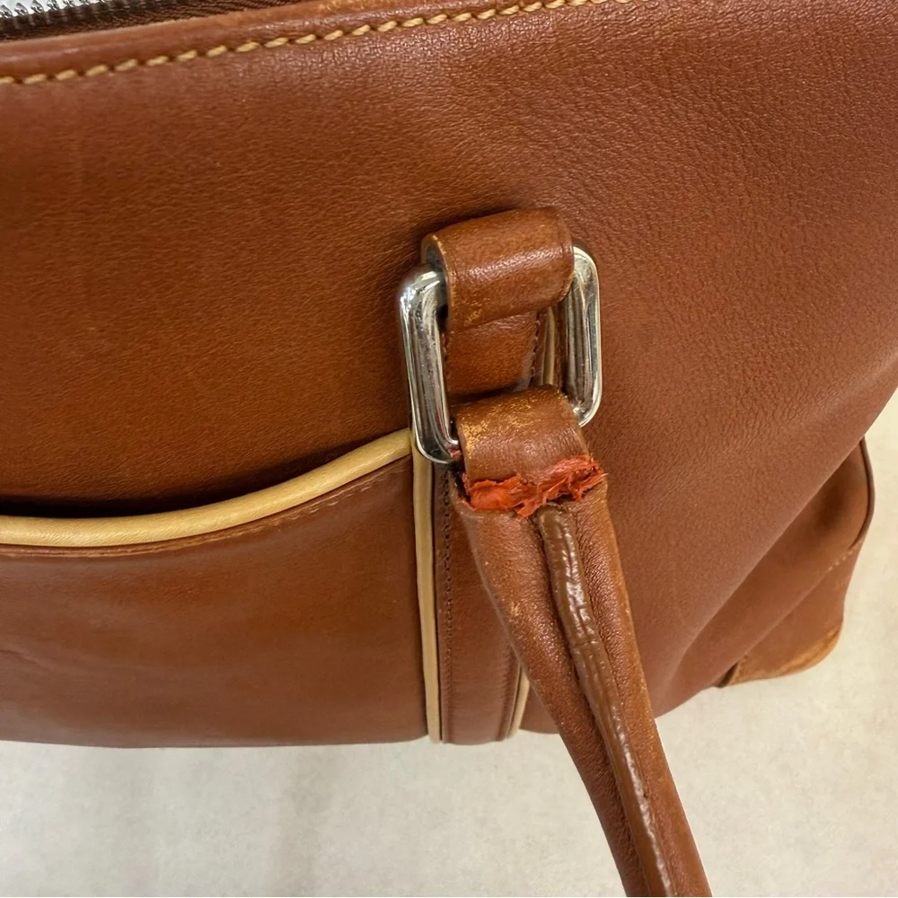 Vintage Brown Coach Hampton Business Tote
